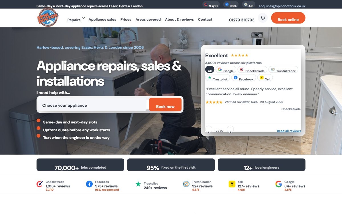 Spin Doctor UK website